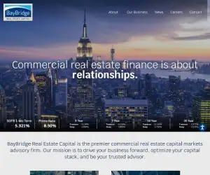 Baybridgerec.com homepage screen shot